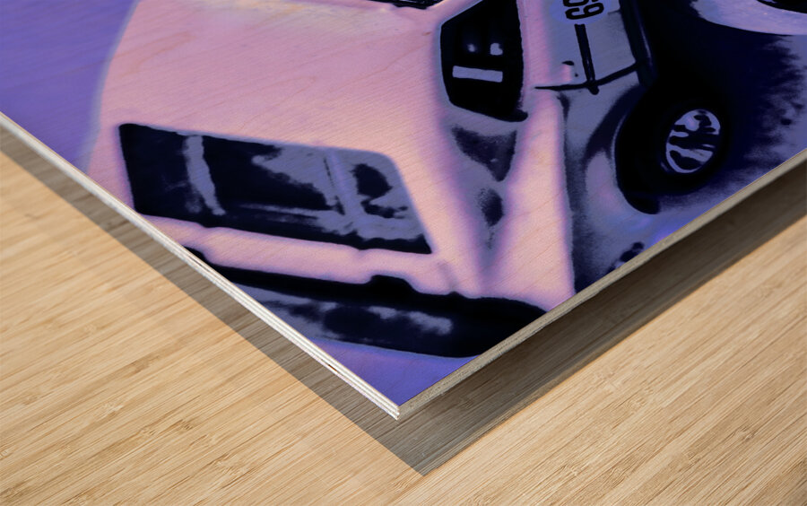 Wrench and muscle Wood print