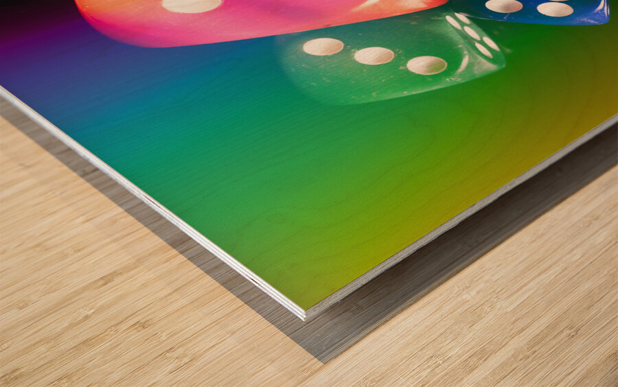 Las vegas art Wood print