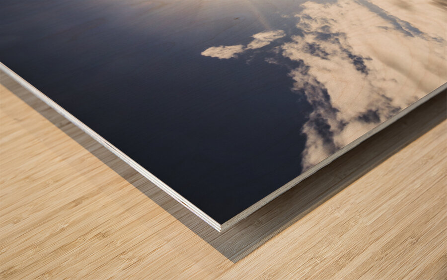 Dennes Point beach Wood print