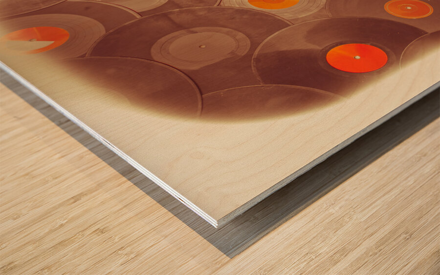 Background music Wood print