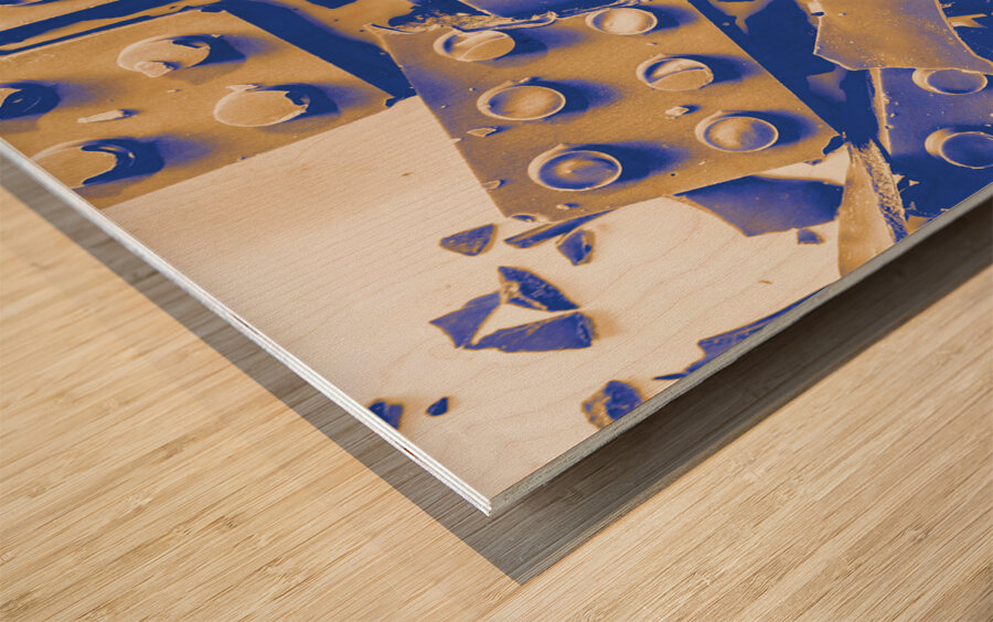 Choc blocked Wood print