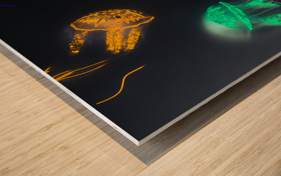 Movement in motions Wood print