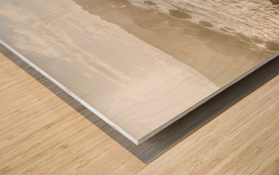 Seas of the wild west coast of Tasmania Wood print