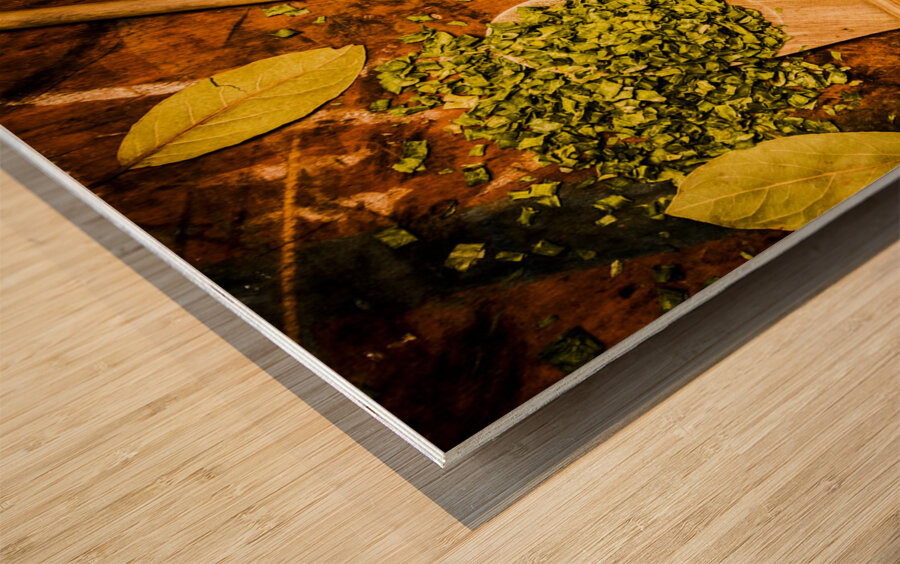 Flavours from the east Wood print