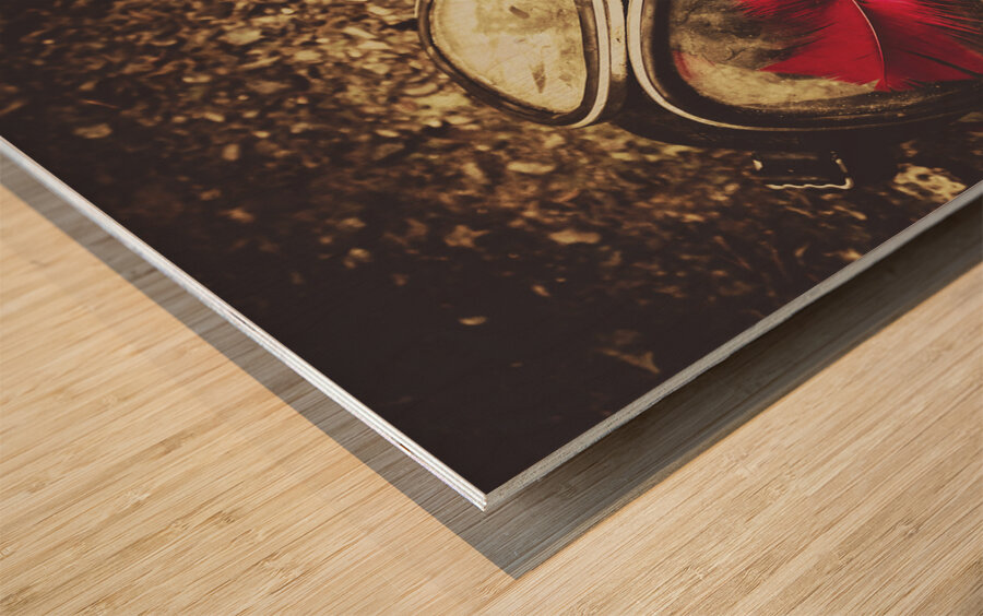 Ode to the fallen Wood print