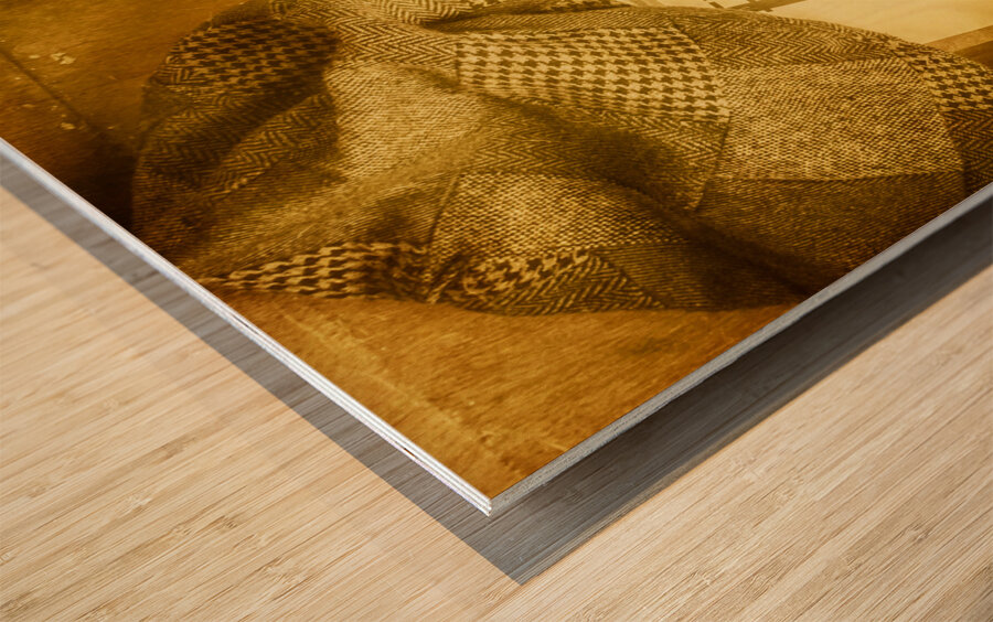 Selling the news Wood print