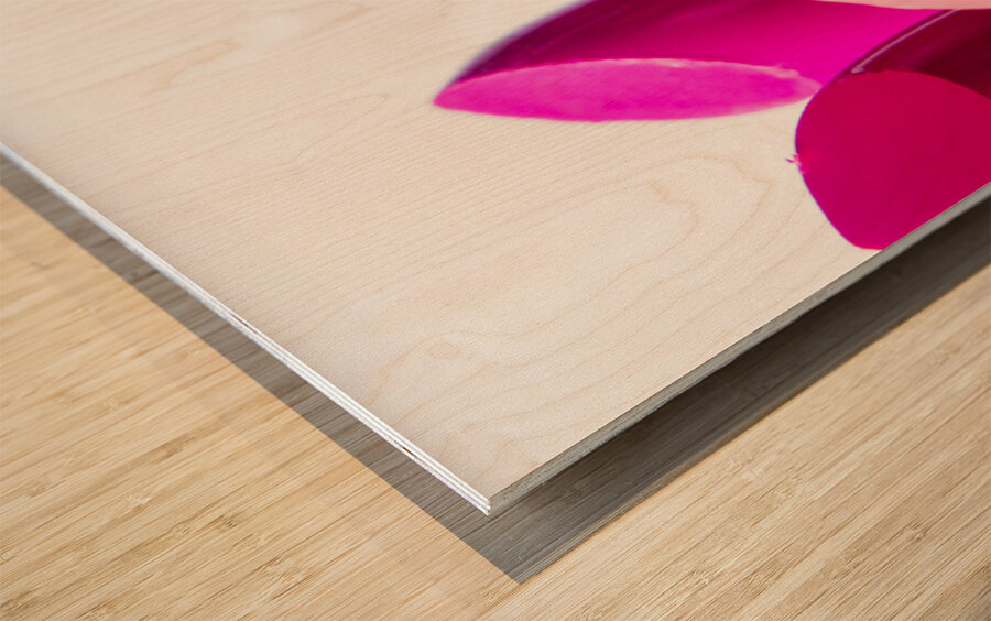 Beauty and fashion swatch Wood print