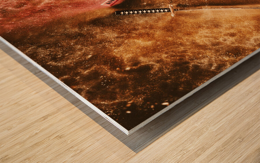 Empires of sand Wood print