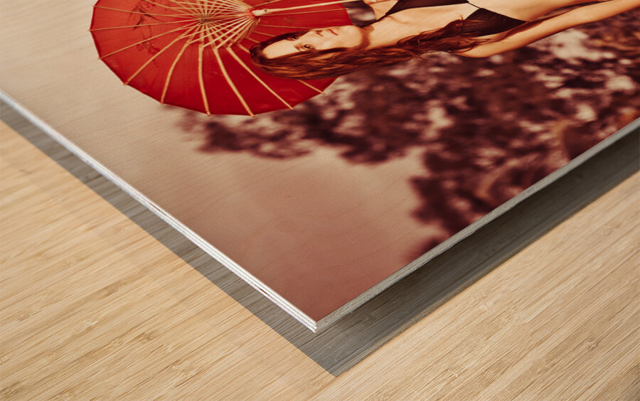 Oriental Holiday Retreat Wood print