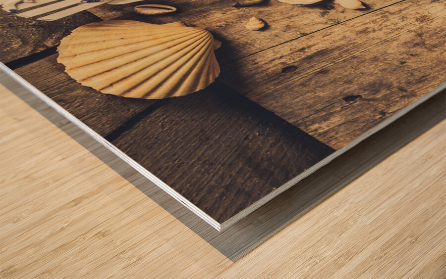 Miniature sea escape Wood print