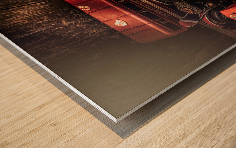 Travel trove Wood print