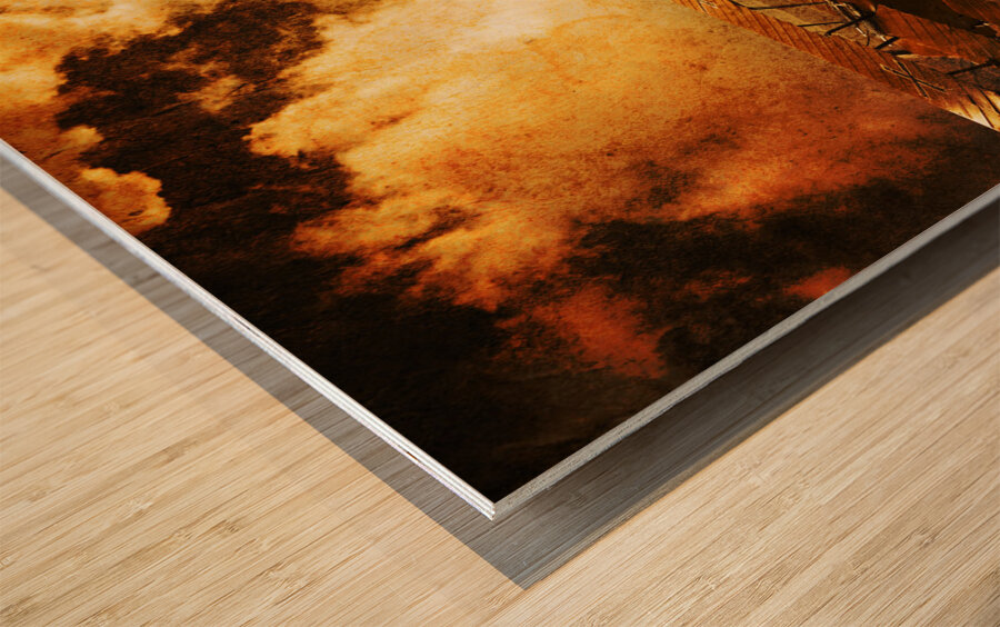 The Dead Baron Wood print