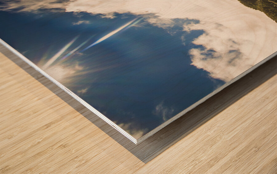 Gordon Dam Tasmania  Wood print