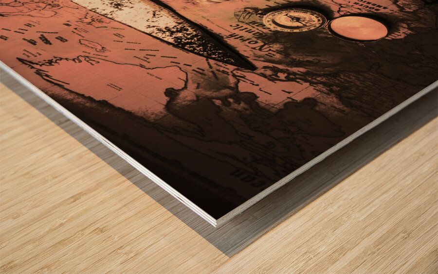 Navigating nostalgia Wood print