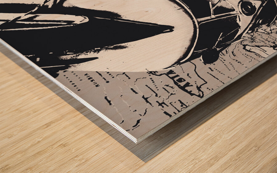 Wonder Down Yonder Wood print