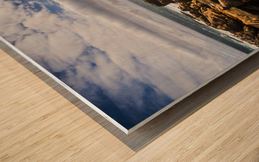 Seascape in harmony Wood print