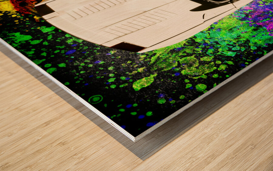 Modern masterpiece Wood print