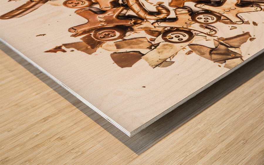 Christmas Breakup Wood print