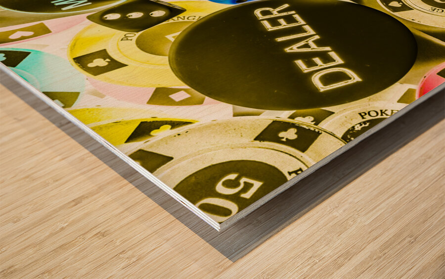 Kings of gaming Wood print