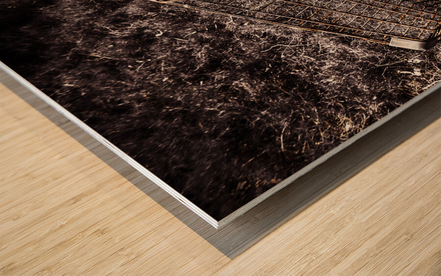 The not so great reset Wood print