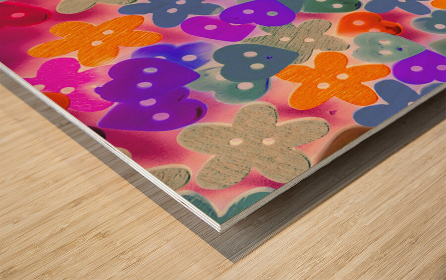 Hearts n craft Wood print