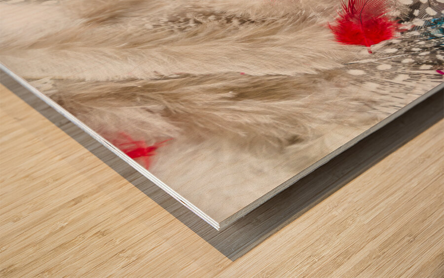 In quill colors Wood print