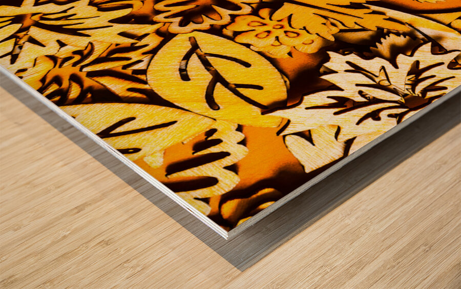 Wooden woodland Wood print