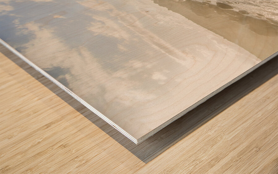 Picturesque Australian beach landscape Wood print