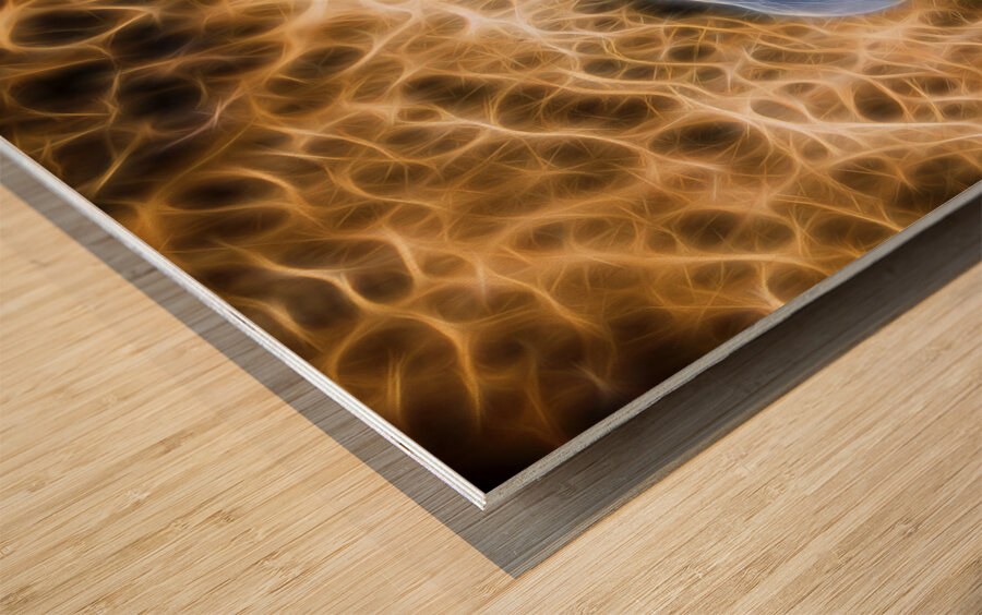 Sea of interconnectivity Wood print