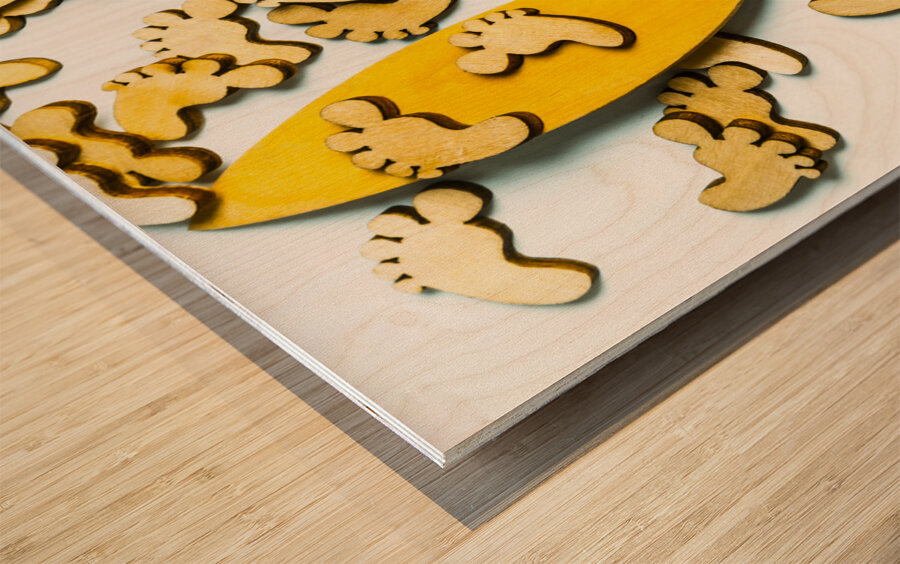 Hang ten  Wood print