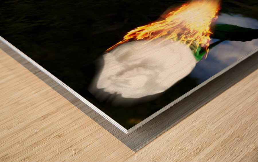 Flame Of Desire Wood print