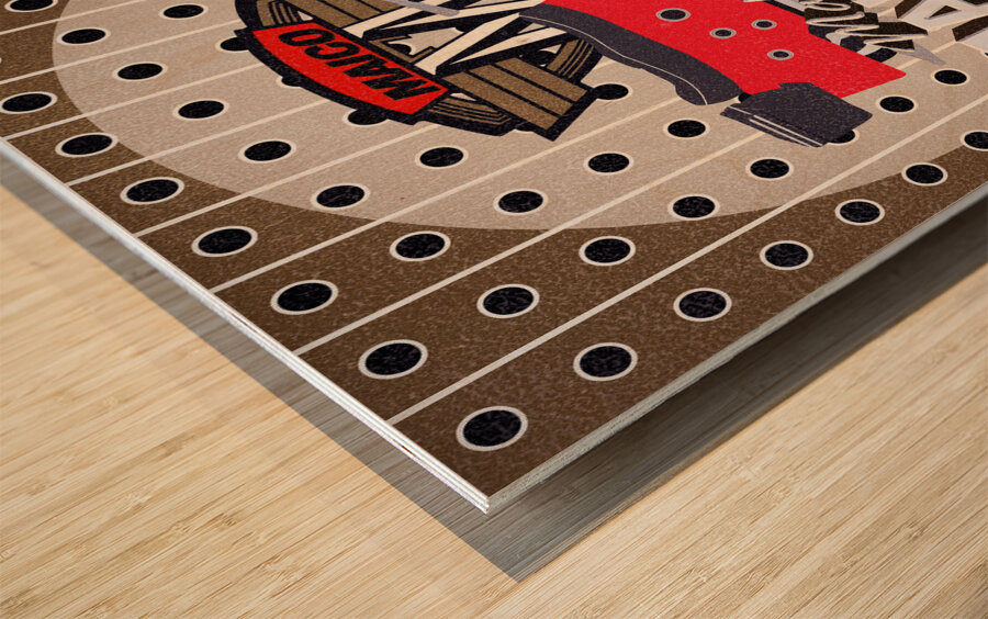 Maicoletta Scooter Advertising Wood print