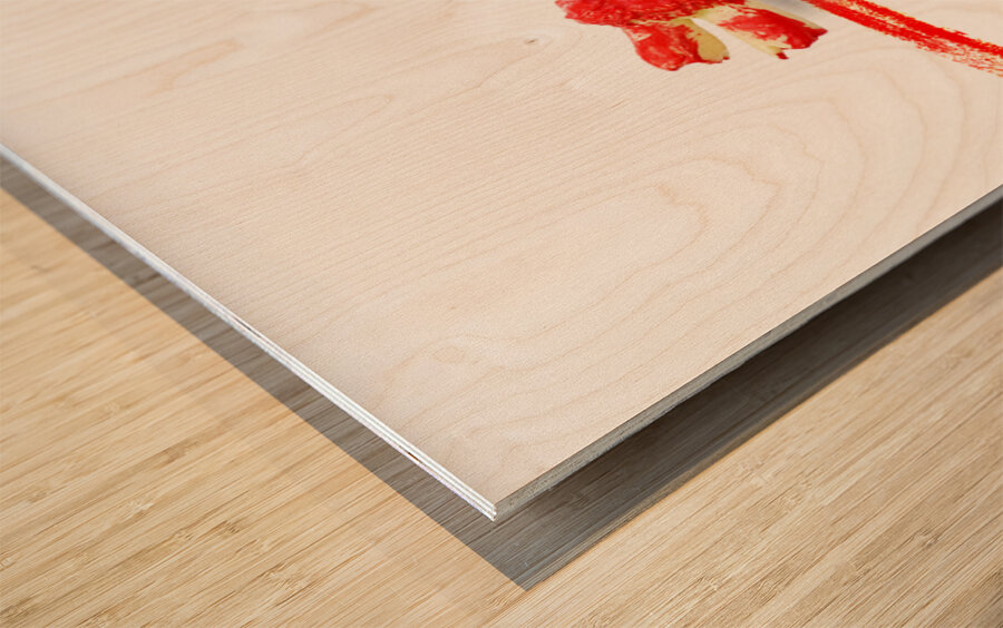 Til Death Do Us Part Wood print