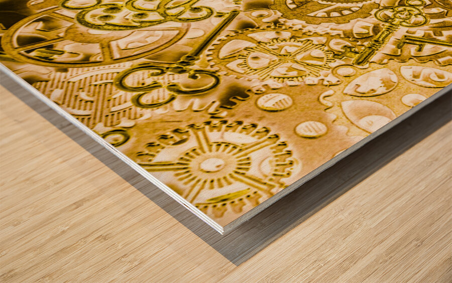 The golden ratio Wood print