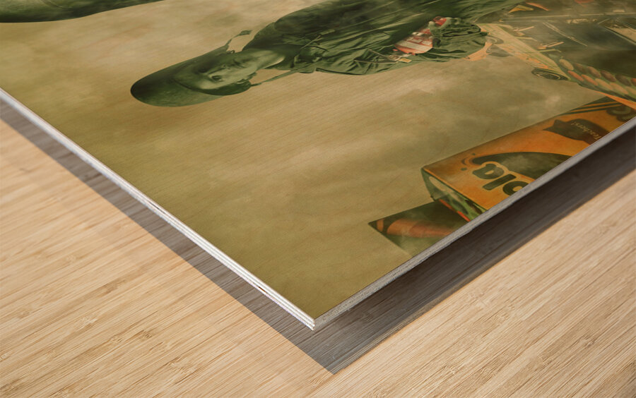 It’s all fun and games until.... Wood print