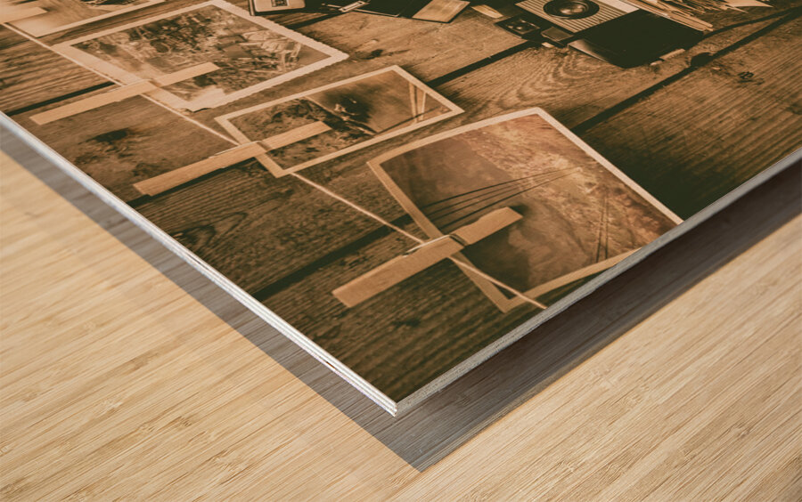 The art of film photography Wood print