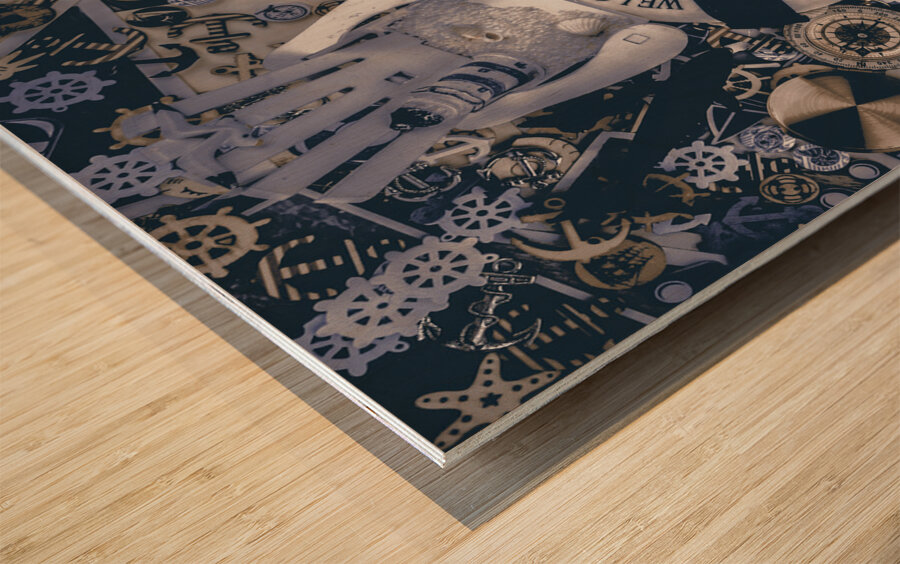 Circular bay Wood print