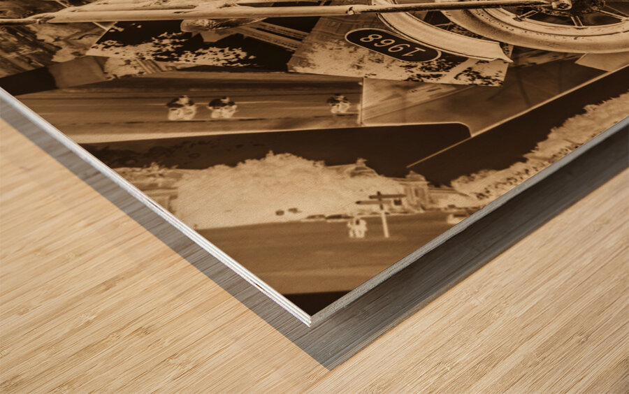 Racing specs Wood print