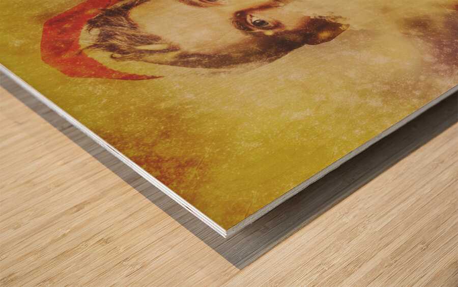 Vintage christmas dreams Wood print