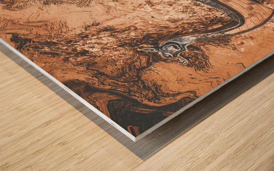 Scandinavy Wood print