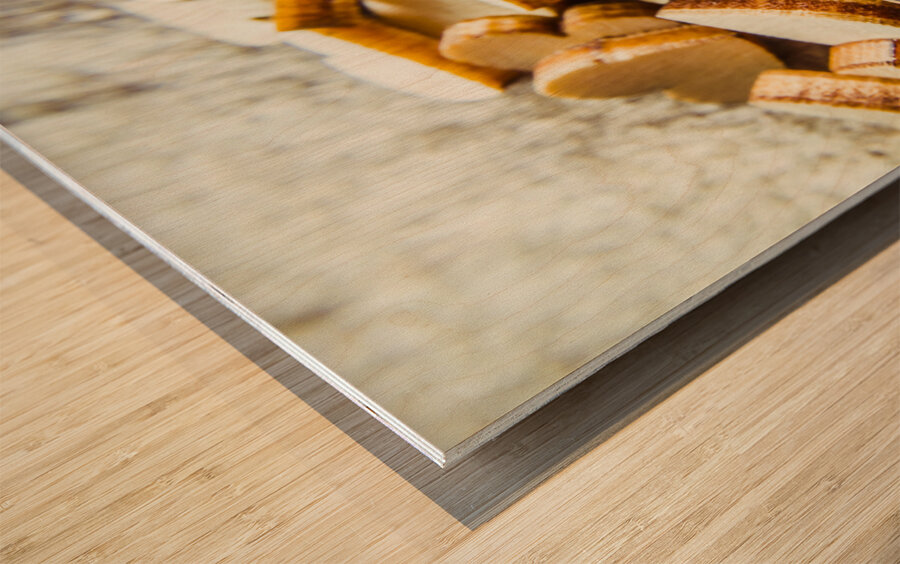 The lovers collection Wood print