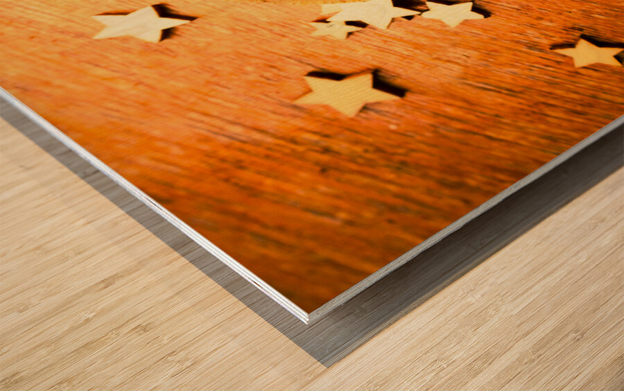 Winning star recipe Wood print