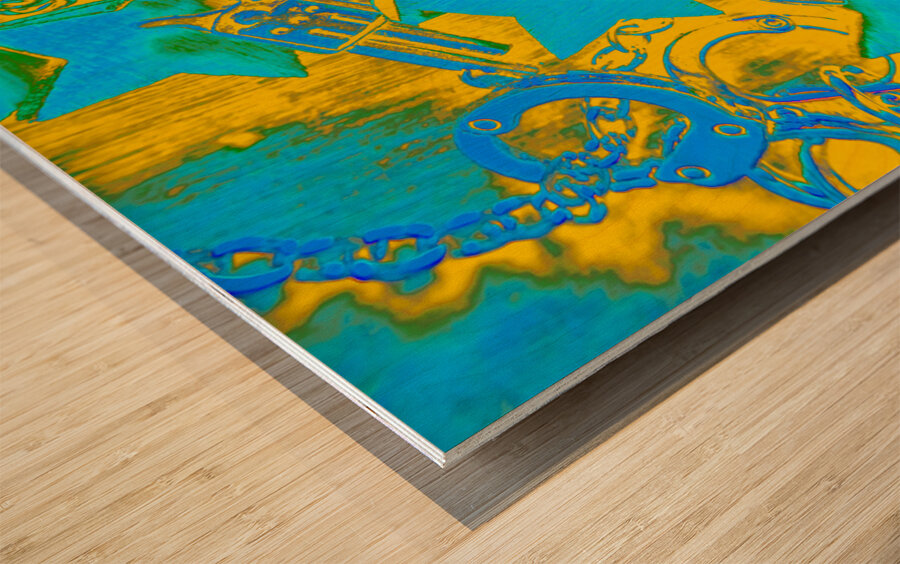 In wild west patterns Wood print