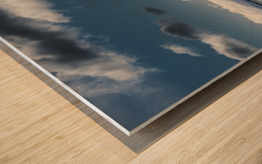 Shallows and depths of Adventure Bay Wood print