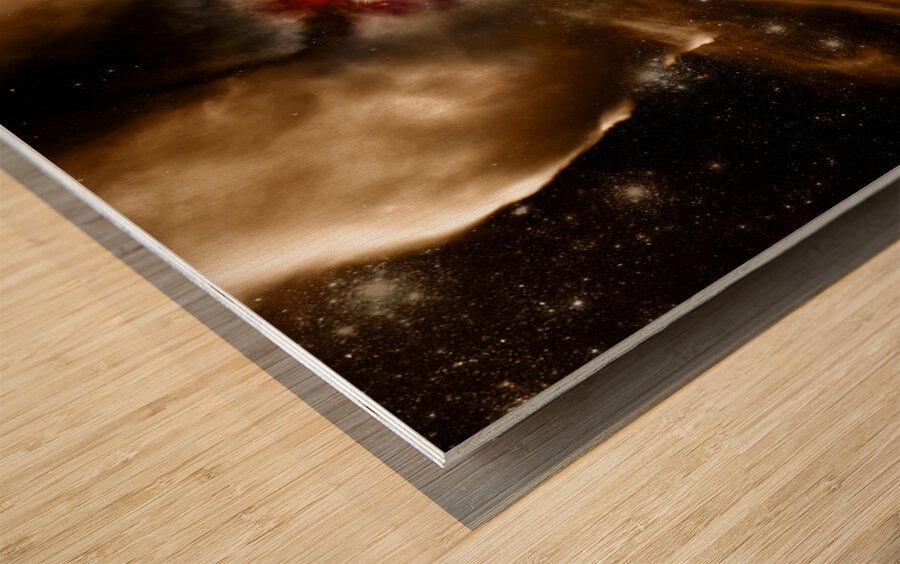 Star Dust Of Supernova Wood print