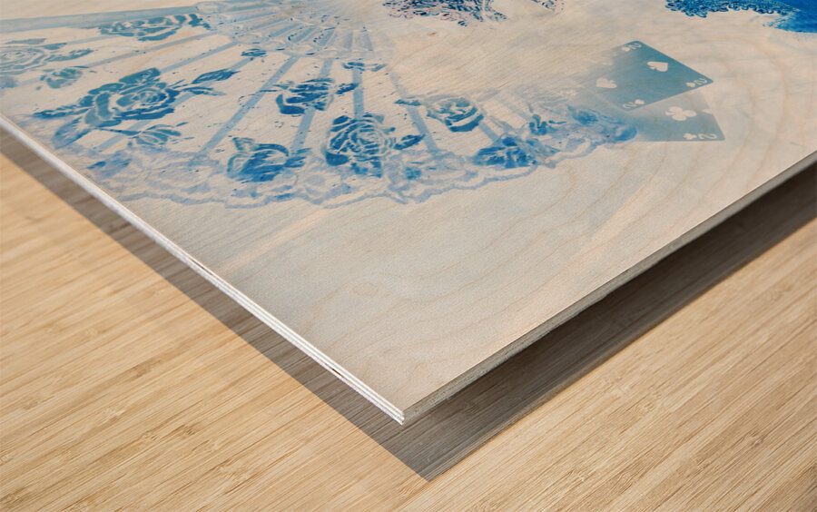 The Illusion Gala Wood print