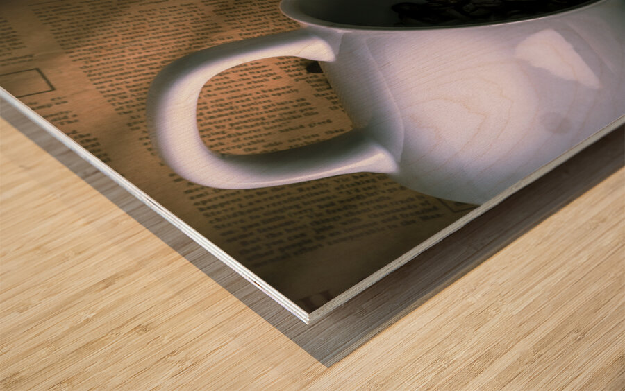 Bean brewhouse  Wood print