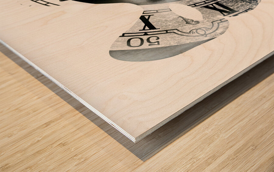 Monarchical Wood print