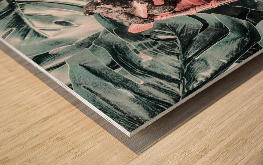 Jungle discovery Wood print