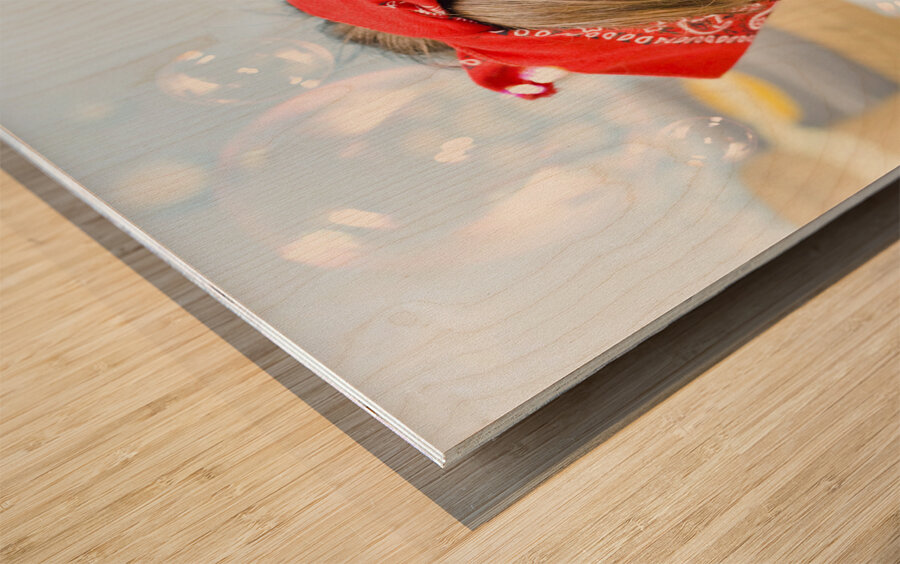 Clean House Inspector Wood print